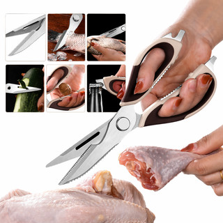 Kéo cắt gà A2 inox đa năng  xài được 6 Chức năng hàng chuẩn có hộp và bao đưng kéo