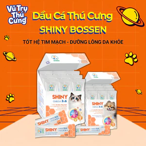 Dầu Cá Hồi Cho Chó Mèo Shiny Bossen Mượt Lông Da