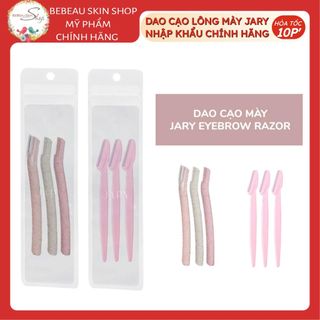 Set 3 Dao Cạo Lông Mày Jary Eyebrow Razor - Bebeau