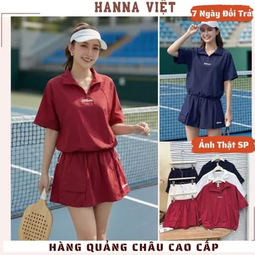 Set Đồ Nữ, Đồ Thể Thao Nữ, Đồ Pick Nữ, Set Gió W Gồm Áo Gió Tay Lỡ Và Chân Váy Túi Hộp H11 Ms459a