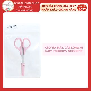 Kéo Tỉa Lông Mày, Lông Mi Jary Eyebrow Scissors Thiết Kế Nhỏ Gọn, Đầu Kéo Sắc - Bebeau