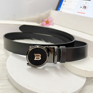 Thắt lưng nam dây nịt nam da bò mặt tự động mặt chữ bản 3.3cm tên ý nghĩa giaynamdep699