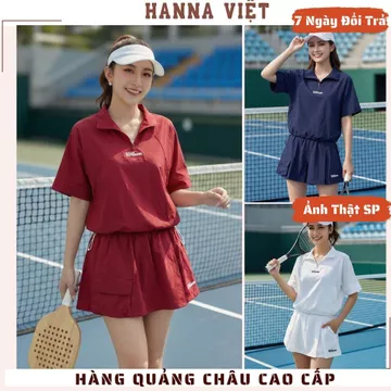 Set Đồ Nữ, Đồ Thể Thao Nữ, Đồ Pick Nữ, Set Gió Nữ Gồm Áo Gió W Tay Lỡ Và Quần Váy Túi Hộp HNS Ms459a