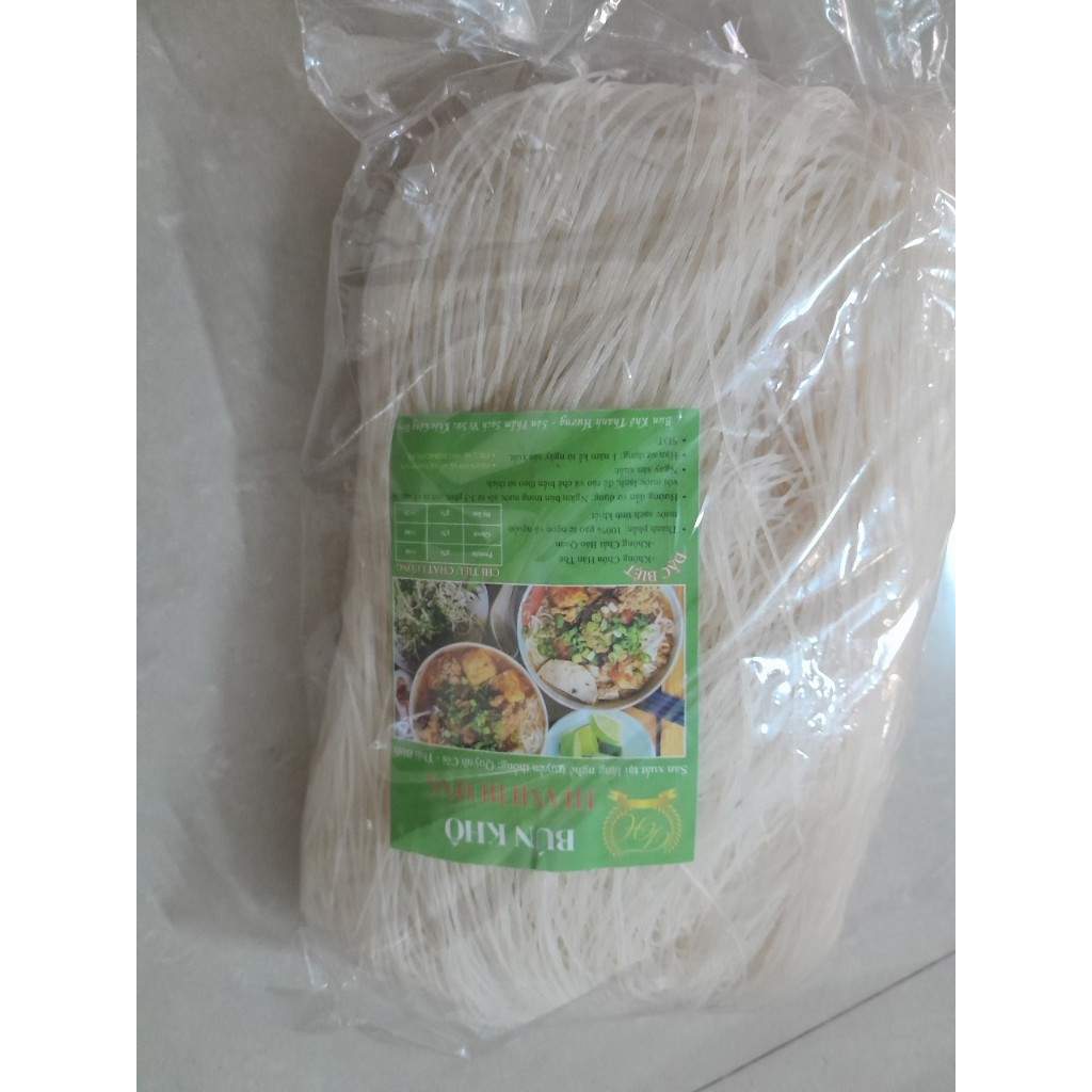 Bún khô, bún gạo, mì gạo 100% từ gạo sạch - Đặc sản Thái Bình [Loại Đặc Biệt]