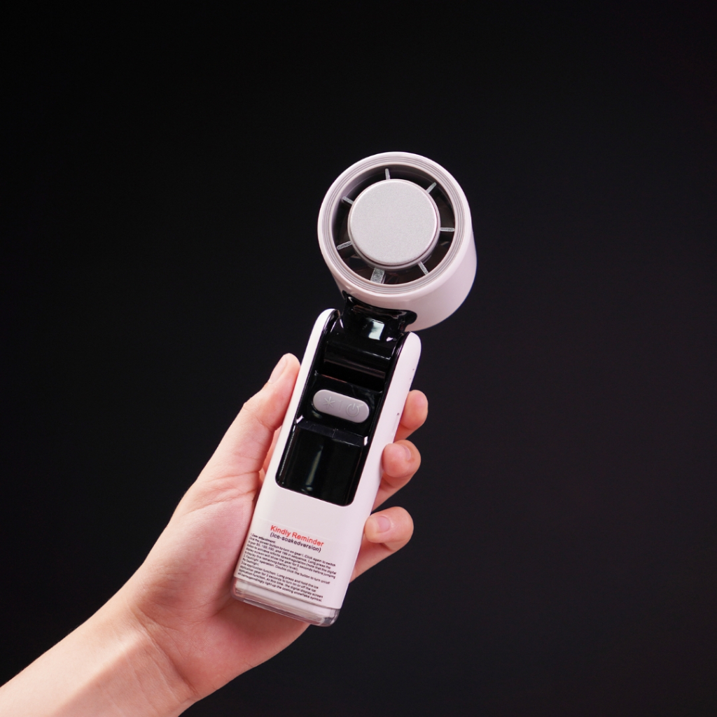 Quạt Mini Cầm Tay Sò Lạnh K801, 199 Cấp Gió, Pin 3600mAh, Dùng 2–8h, Động Cơ Không Chổi Than, Kèm Dây Đeo - levu01 | BigBuy360 - bigbuy360.vn