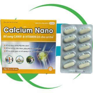 Calcium Nano Vàng Trắng 100 Viên - Rostex - Vinaphar - Vitamin Phục Hồi