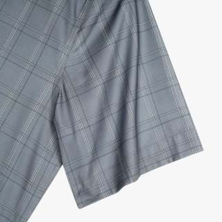 [T7_SALE 20%_HT] Áo Sơ Mi Ngắn Tay Nam 1SMCC639 Biluxury Form Slimfit Thiết Kế Caro Kháng Khuẩn Bền Màu