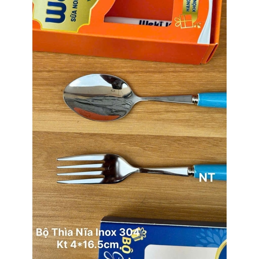 Bộ muỗng nĩa Inox 304. HKM Weki IQ