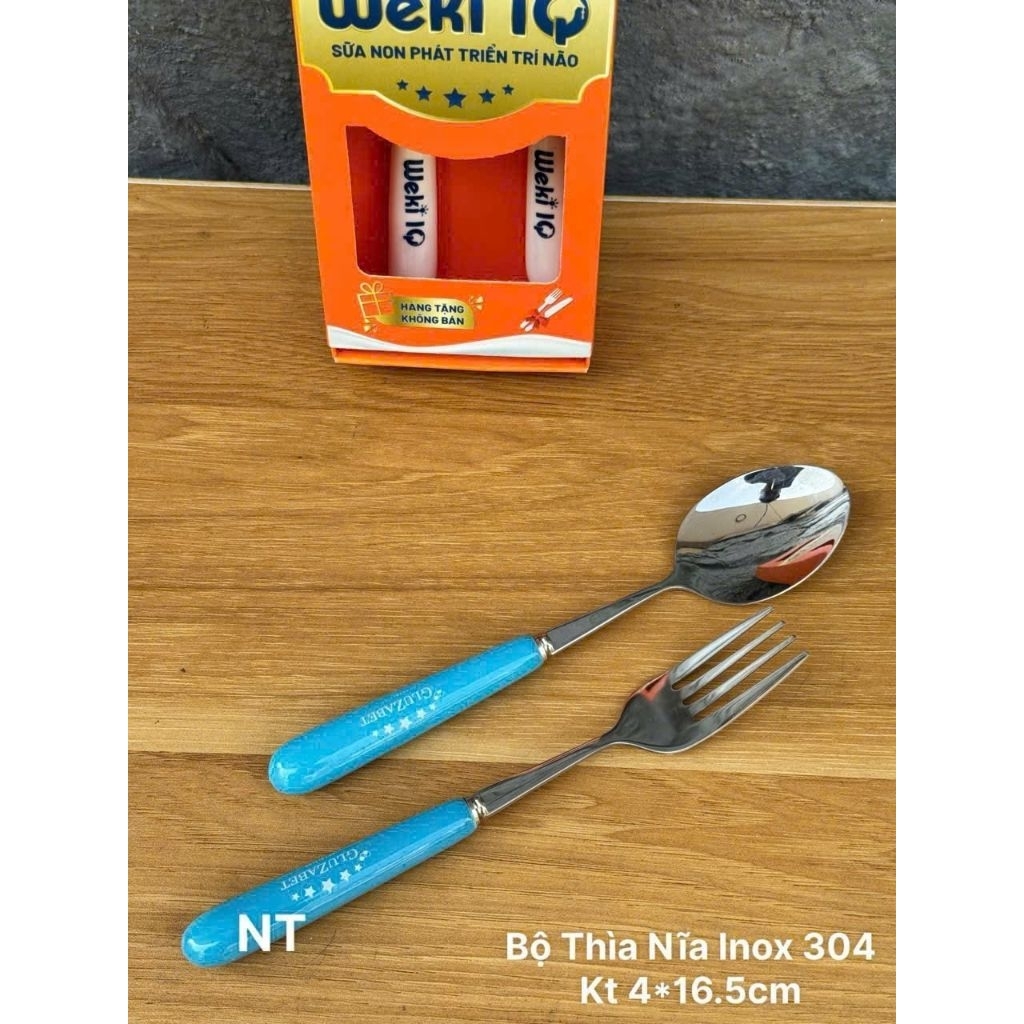 Bộ muỗng nĩa Inox 304. HKM Weki IQ