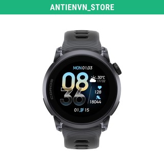 Đồng hồ GPS Thể Thao Coros Pace 4 Silicone - Crystal Black, Cloud White | Phiên Bản Aluminum