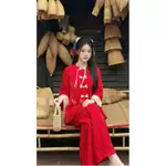 Pháp Phục Đi Chùa Cao Cấp Mẫu Mới Nhất thọ Tằm Óng ánh kim cúc nơ ngọc Phối gấm Cúc Hoa Cách Tân Sang Trọng Pháp Phục — ảnh 2