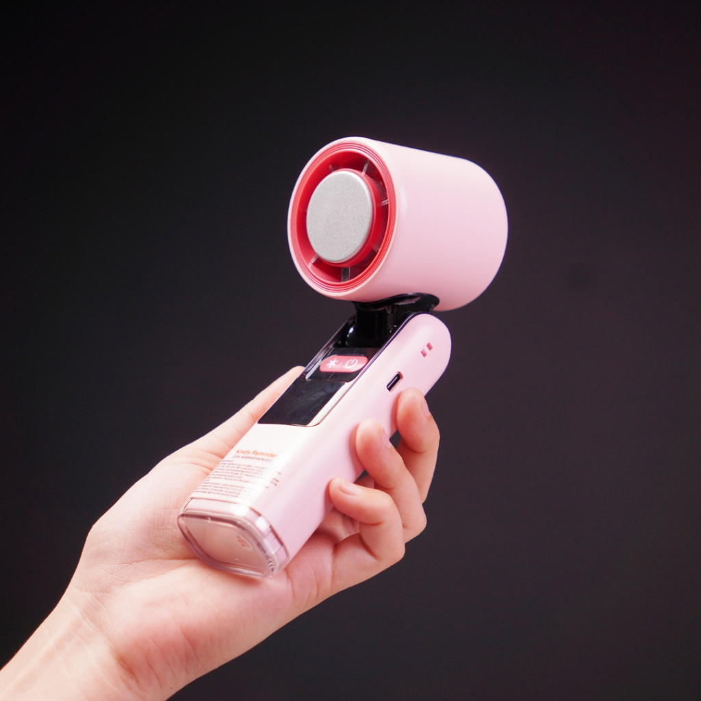 (MỚI) Quạt Mini Cầm Tay Sò Lạnh K801 ,199 Cấp Độ Gió, Pin Trâu 2–8H, Động Cơ Không Chổi Than, Có Đèn LED, Kèm Dây Đeo | BigBuy360 - bigbuy360.vn