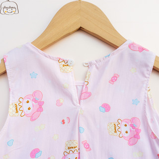 Váy Lanh bé gái, Đầm Lanh bé gái sát nách dáng suông ChuChoaKids [VBC24]