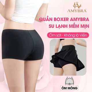 [BST 2026] Quần Lót Nữ Mặc Váy Thoáng Mát, Quần Đùi Mặc Trong Váy Ôm Body AMYBRA V8205