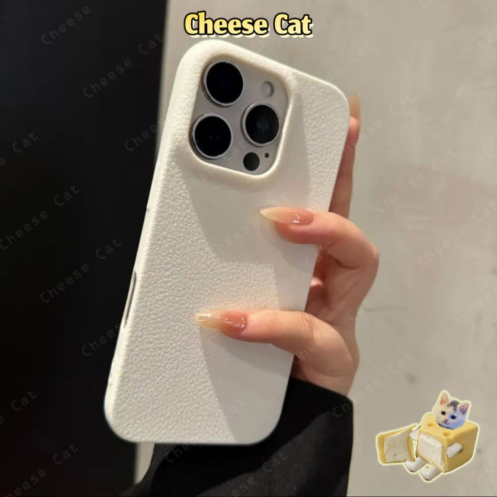 Ốp điện thoại da iPhone màu đen/trắng/nâu cổ điển dành cho doanh nhân iPhone 16 15 14 17 Pro Max 11 12 13 XR Xs 7Plus