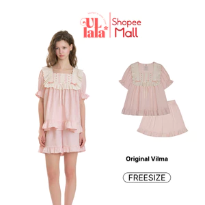 Ullala Pajamas Vilma Bộ ngủ mặc nhà nữ ngắn tay Freesize