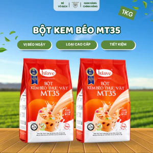 Bột Kem Béo MT35 Lúave 1kg - Bột Kem Béo Pha Trà Sữa, Béo Thanh, Thơm Trà, Phù Hợp Nhiều Loại Trà