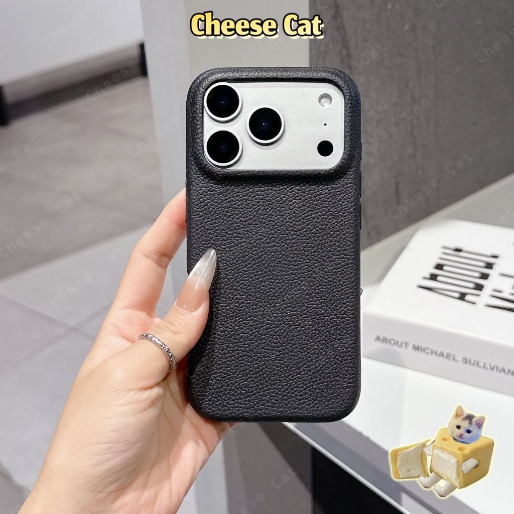 Ốp điện thoại bằng da cho iPhone 17 Pro Max 11 12 13 14 15 16 XR Xs Max 7 8 Plus