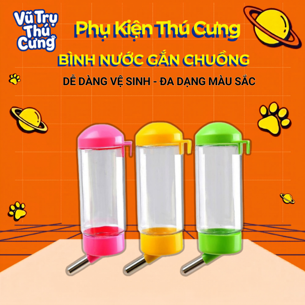 Bính nước gắn chuồng Chó Mèo tiện lợi 400ml