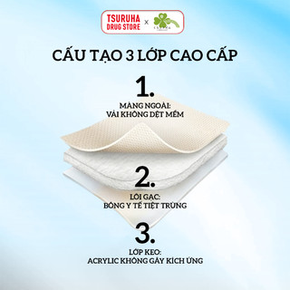 Băng Gạc Y Tế Vô Trùng Dán Vết Thương Vết Mổ, Vết Cắt, Trầy Xước KURASHI RHYTHM Island Dressing