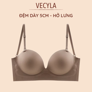 Áo lót đệm dày 5cm hở lưng nâng ngực đúc su không gọng BC_CHIC LINGERIE