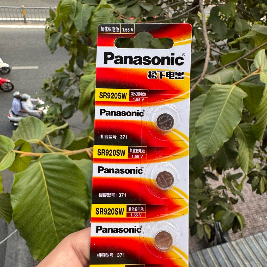 Pin Panasonic SR920SW 371 1.55V – Pin Đồng Hồ Nút Áo Silver Oxide Chính Hãng Nhật Bản