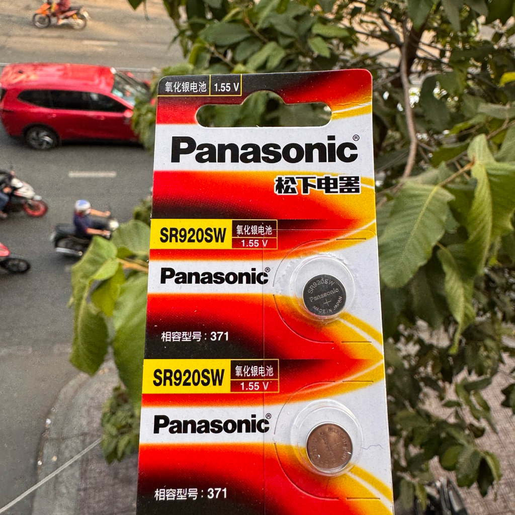 Pin Panasonic SR920SW 371 1.55V – Pin Đồng Hồ Nút Áo Silver Oxide Chính Hãng Nhật Bản