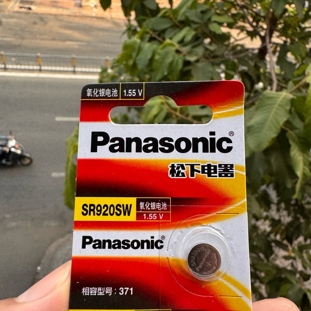 Pin Panasonic SR920SW 371 1.55V – Pin Đồng Hồ Nút Áo Silver Oxide Chính Hãng Nhật Bản
