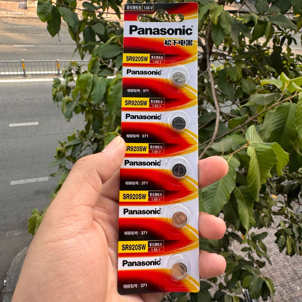 Pin Panasonic SR920SW 371 1.55V – Pin Đồng Hồ Nút Áo Silver Oxide Chính Hãng Nhật Bản