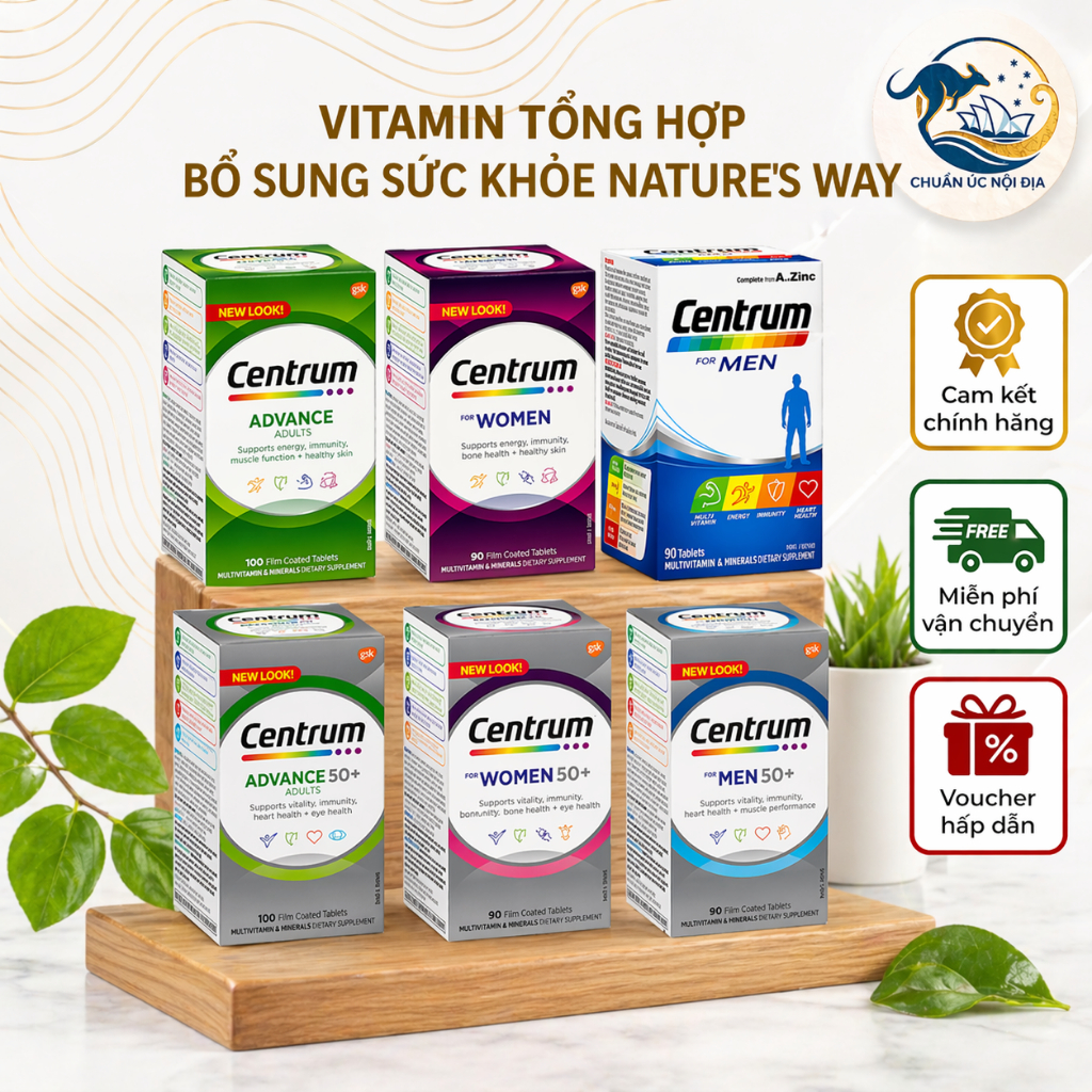 Centrum - Vitamin tổng hợp Chính Hãng, Giá Tốt, Đảm Bảo | Shopee Việt Nam