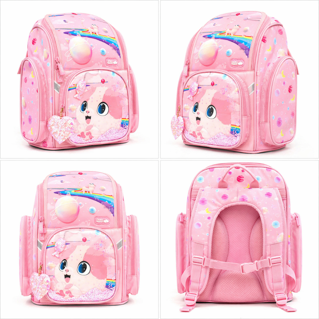 Ba Lô Chống Gù Fancy Clever Hippo Mẫu Mới 2026 - Việt Tinh Anh