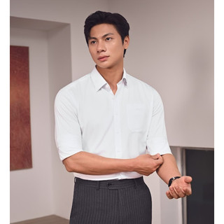 [T7_SALE 20%_HT] Áo Sơ Mi Nam Dài Tay Trắng 1SMDB600TRK Biluxury For BOSS Chống Nhăn Kháng Khuẩn