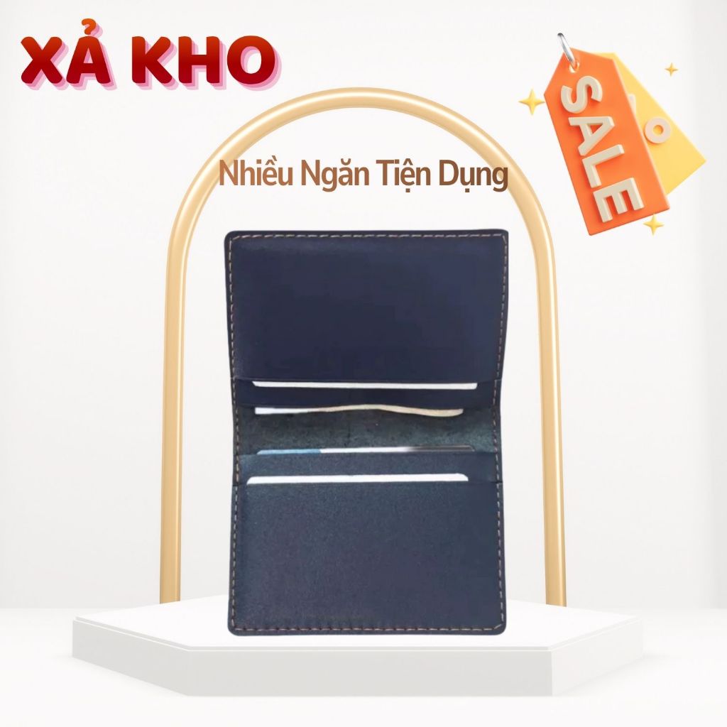 Ví Mini Cầm Tay Nam Nữ Da PU Công Sở VD02 - Bóp Đựng Thẻ Tiện Dụng Chính Hãng, Tặng Người Yêu