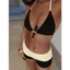 Set bikini nữ 2 mảnh cổ yếm + quần short lưng cao, đồ bơi sexy tôn dáng