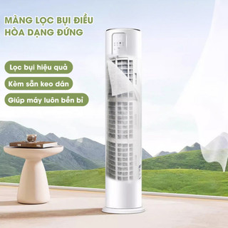Combo 40 màng lọc bụi điều hòa dùng 1 lần, Tấm chắn bụi điều hòa sẵn keo lọc bụi vi khuẩn bảo vệ sức khỏe - MLDH01