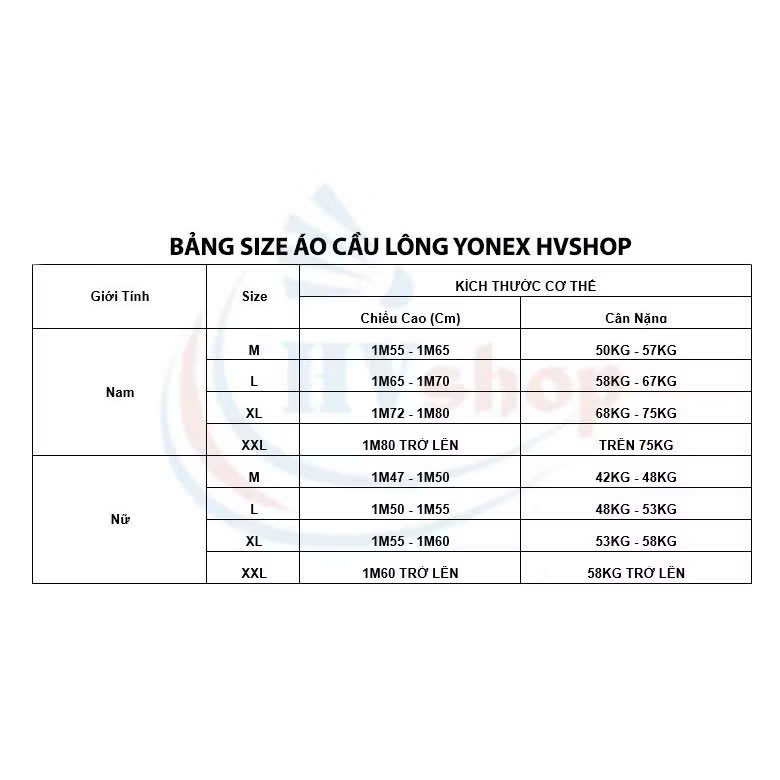 Áo cầu lông Yonex chính hãng 3235, chất liệu thoáng, thấm hút tốt, họa tiết 3 màu - HVShop