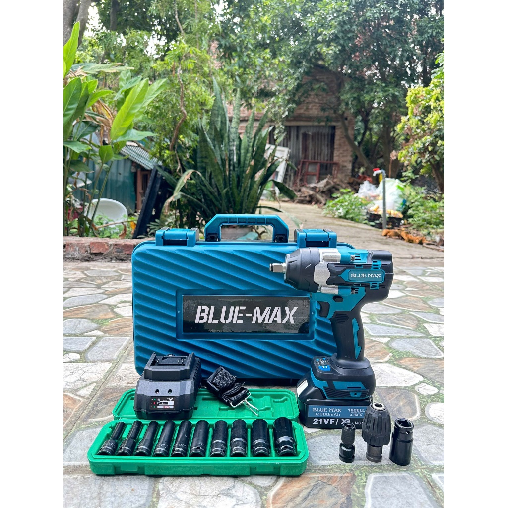 MÁY SIẾT BULONG BLUMAX, Lực siết 1280Nm - SIẾT BULONG Ô TÔ ỐC 38 - 48 MẠNH MẼ ĐƠN GIẢN