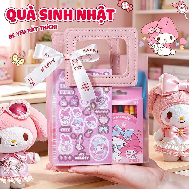 【Sản phẩm bán chạy】Bộ dụng cụ học tập hoạt hình mang theo - Quà tặng ngày lễ cho học sinh tiểu học