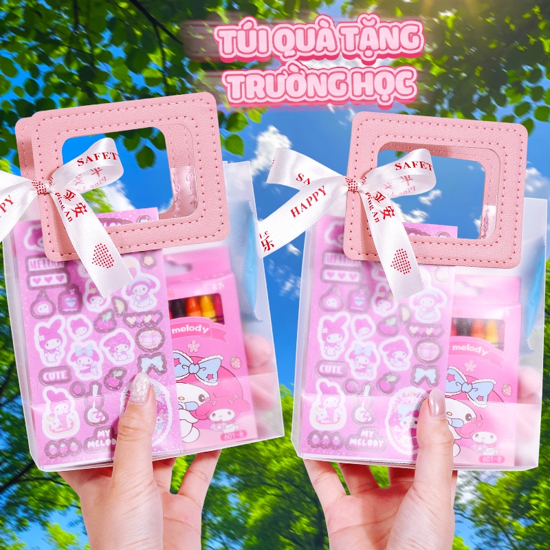 【Sản phẩm bán chạy】Bộ dụng cụ học tập hoạt hình mang theo - Quà tặng ngày lễ cho học sinh tiểu học