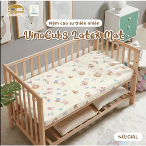 Nệm cao su thiên nhiên cho bé VinaCubs Latex Mat - Đệm cao su, Tấm trải cao su