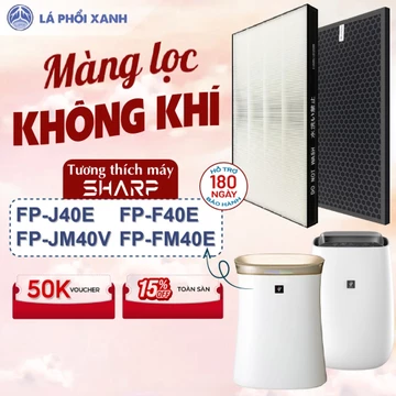 Màng lọc không khí cho máy FP-J40E FP-JM40V FP-F40E FP-FM40E, Tấm lọc hepa, Bộ lọc không khí FZ-F50HFE