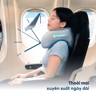 Gối Cổ NIN NeckCare 28x26cm Memory Foam Công Thái Học Ngủ Êm Mọi Tư Thế