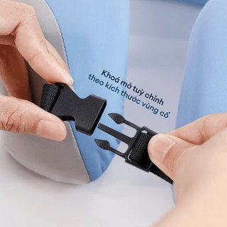 Gối Cổ NIN NeckCare 28x26cm Memory Foam Công Thái Học Ngủ Êm Mọi Tư Thế