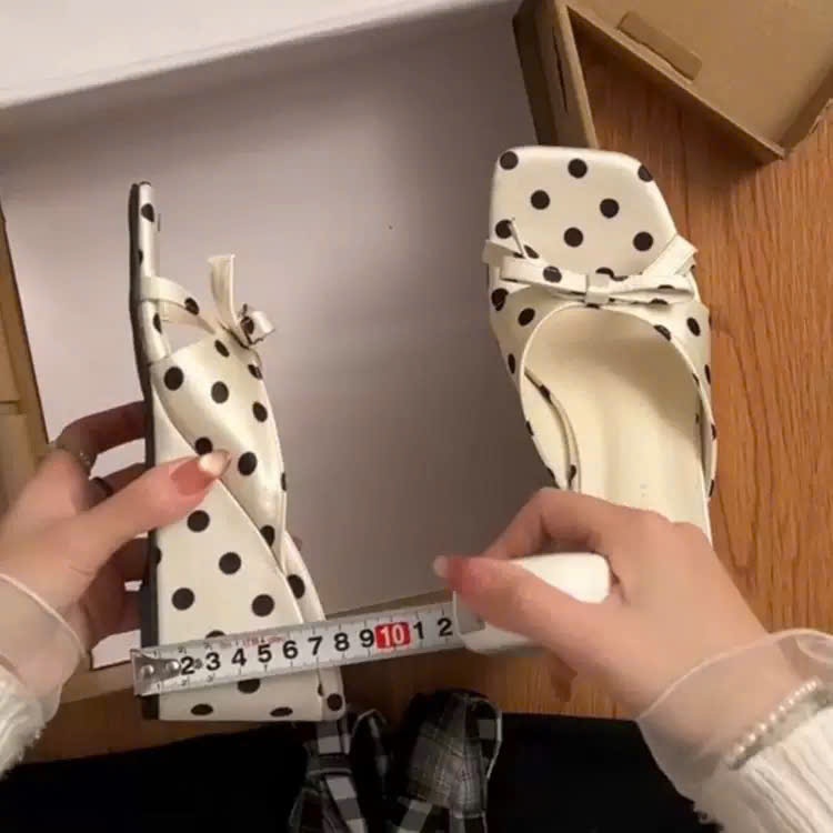 Dép Guốc Cao Gót Nữ – Mũi Vuông Cao 8cm Tôn Dáng, Đi Êm Không Đau Chân H003 - NT SHOES