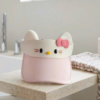 Mũ Lưỡi Trai Hello Kitty Tai Mèo Cute – Nón Nữ Dễ Thương Form Chuẩn Hàn Quốc Freesize