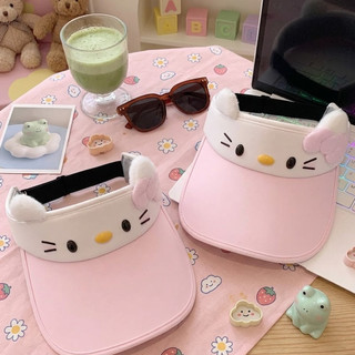 Mũ Lưỡi Trai Hello Kitty Tai Mèo Cute – Nón Nữ Dễ Thương Form Chuẩn Hàn Quốc Freesize