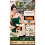 Nồi Chiên Không Dầu 3L 1200W Bảo Hành 1 Năm – Mini Nhỏ Gọn, Núm Cơ Dễ Dùng, Cho Gia Đình 2–4 Người — ảnh 3