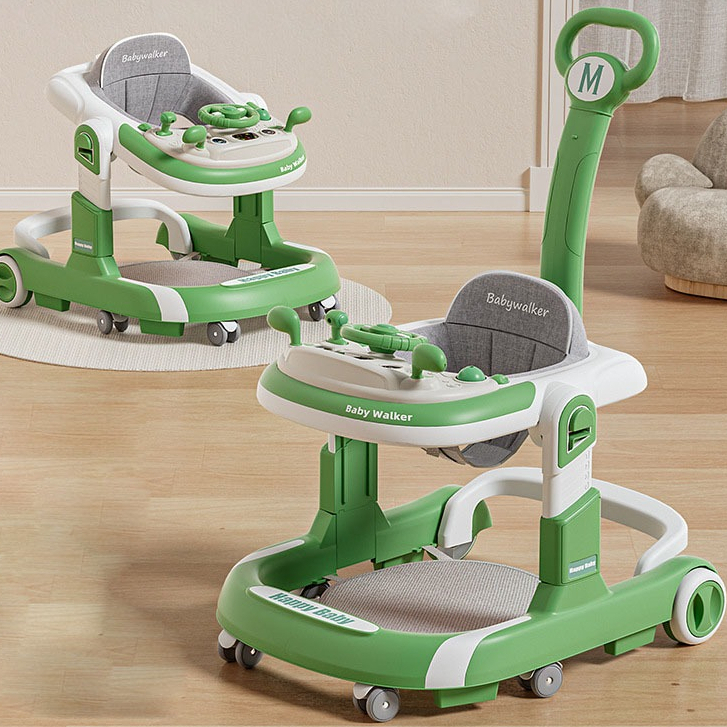 💥FREESHIP💥 Xe tập đứng cho bé, xe tập đi chữ U cao cấp Babyhope cho bé có cần đẩy điều chỉnh độ nghiêng dễ dàng