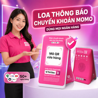 Loa Báo Chuyển Khoản MoMo WiFi Loại Tốt – Hỗ Trợ Liên Kết Đa Ngân Hàng, Âm Thanh Rõ Ràng