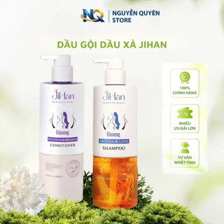 Bộ Dầu Gội Xả Nhân Sâm (Ginseng) JiHan Dưỡng Tóc Suôn Mượt Chắc Khỏe Cao Cấp _ Nguyễn Quyên Store